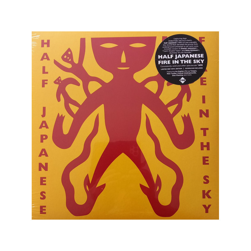 Half Japanese - Fire In The Sky - LP (RSD 2025 Red Vinyl Edition)