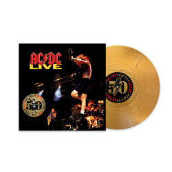 ACDC - Live - 2 LPs 180 Gr. (50th Anniversary Limited Gold Vinyl Edition + Artwork Print)