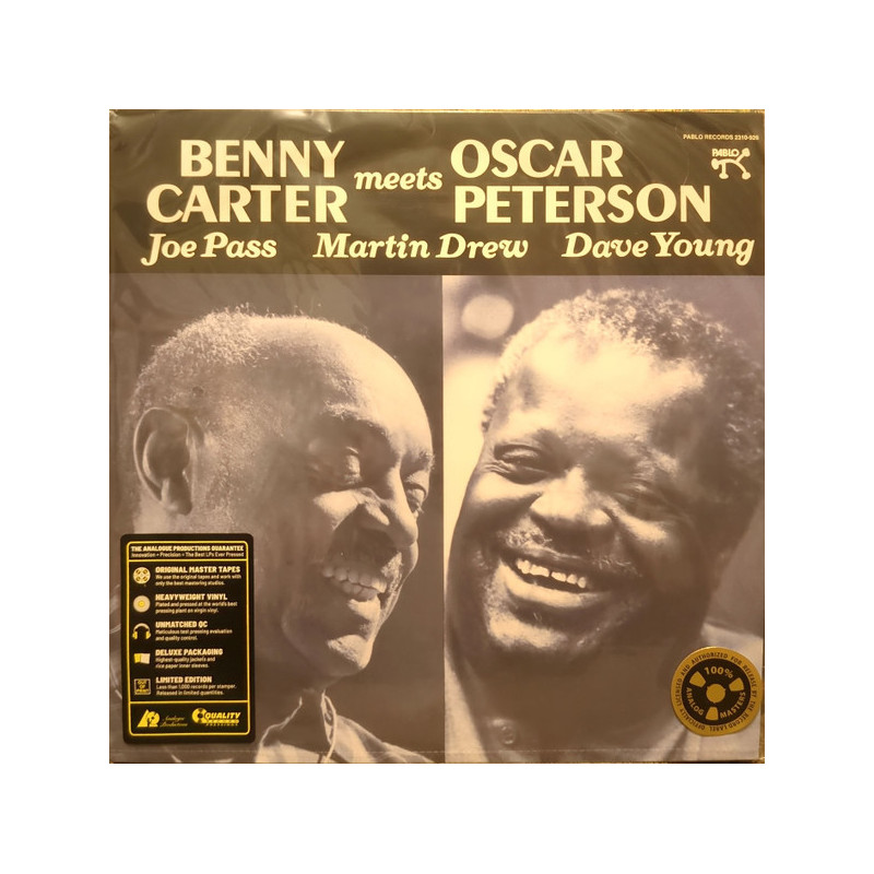 Carter, Benny - Benny Carter Meets Oscar Peterson - LP 180 Gr. (Pablo Audiophile Vinyl Series)