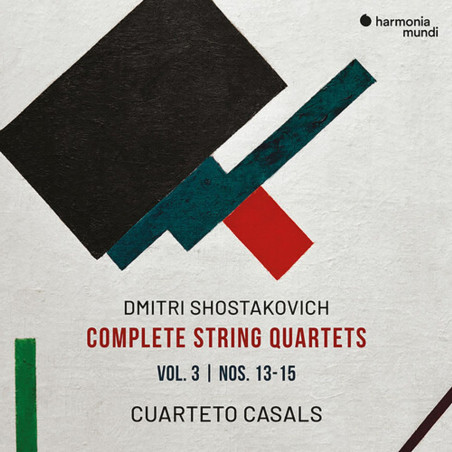Shostakovich - Complete String Quartets, Vol. 3, nº 13-15 - Carteto Casals (CD)