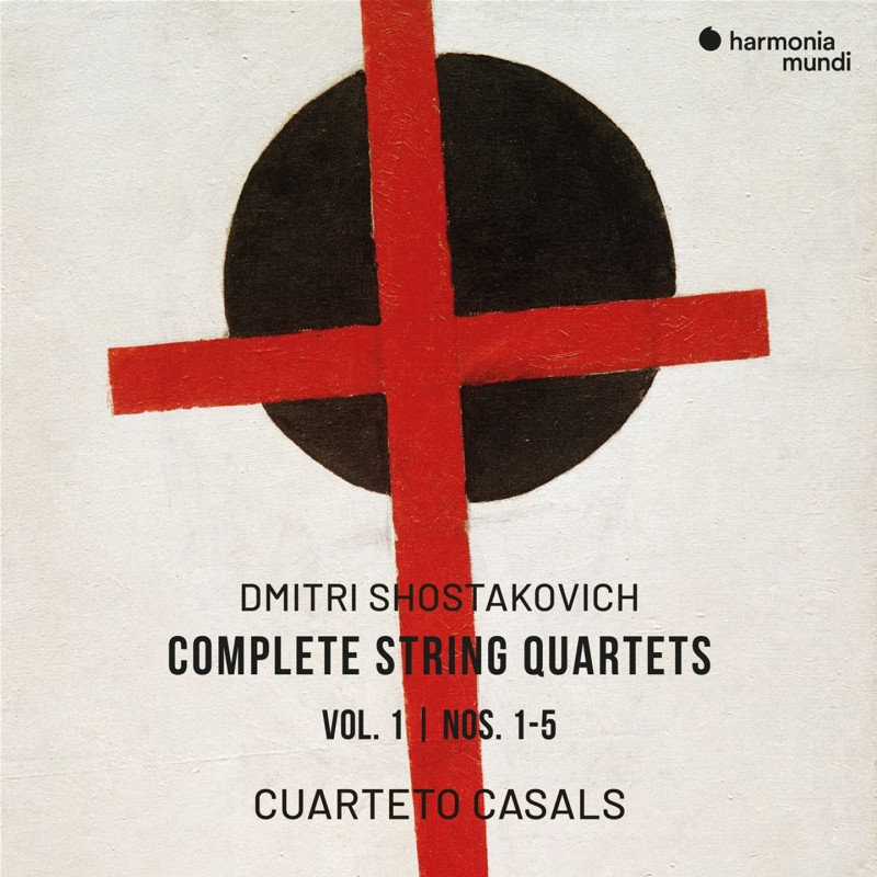Shostakovich - Complete String Quartets, Vol. 1, nº 1-5 - Carteto Casals (2 CDs Set)