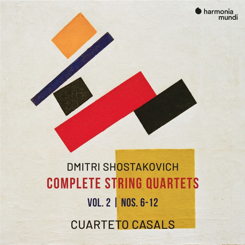 Shostakovich - Complete String Quartets, Vol. 2, nº 6-12 - Carteto Casals (2 CDs Set)