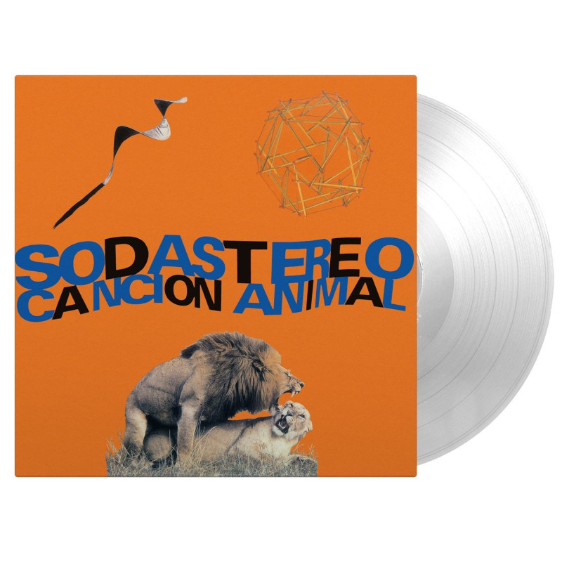 Soda Stereo - Canción Animal - LP 180 Gr. (Limited Numbered Crystal Clear Vinyl Edition)