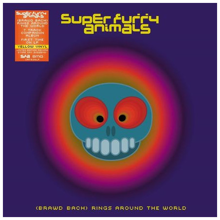 Super Furry Animals - "Brawd Bach" Rings Around The World - LP (Yellow Vinyl Edition)