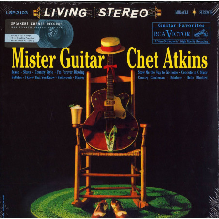 Atkins, Chet - Mister Guitar - LP 180 Gr. (Speakers Corner Audiophile Vinyl Series)