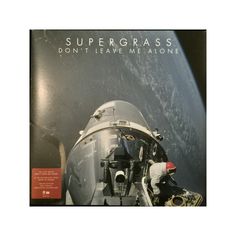 Supergrass - Don't Leave Me Alone - 12'' 45rpm (RSD 2026 Red & Black Inkplosion Eco Vinyl Edition)