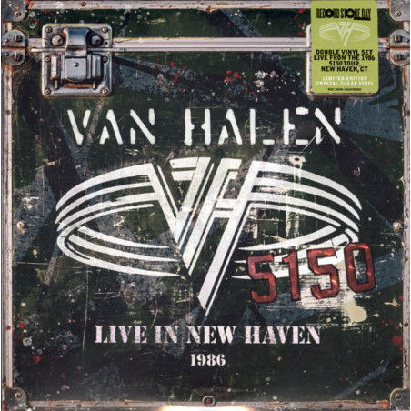 Van Halen - Live In New Haven, 1986 - 2 LPs (RSD 2026 Crystal Clear Vinyl Edition)
