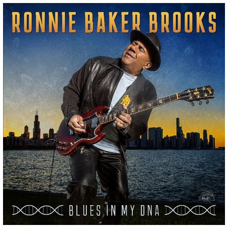 Baker Brooks, Ronnie - Blues in My DNA - LP (Clear Blue Vinyl Edition)