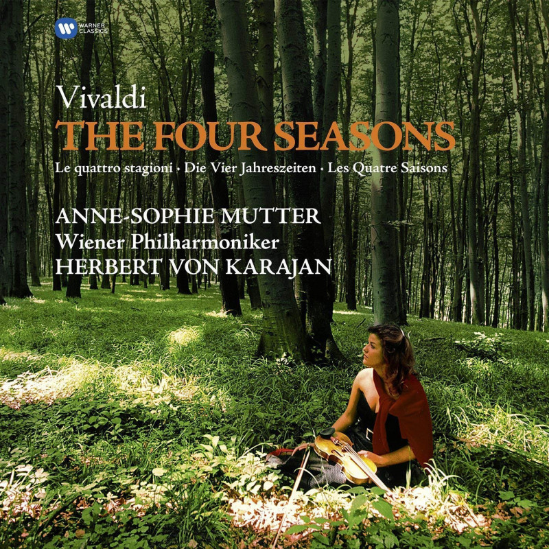 Vivaldi - The Four Seasons - Mutter / Karajan - LP 180 Gr.