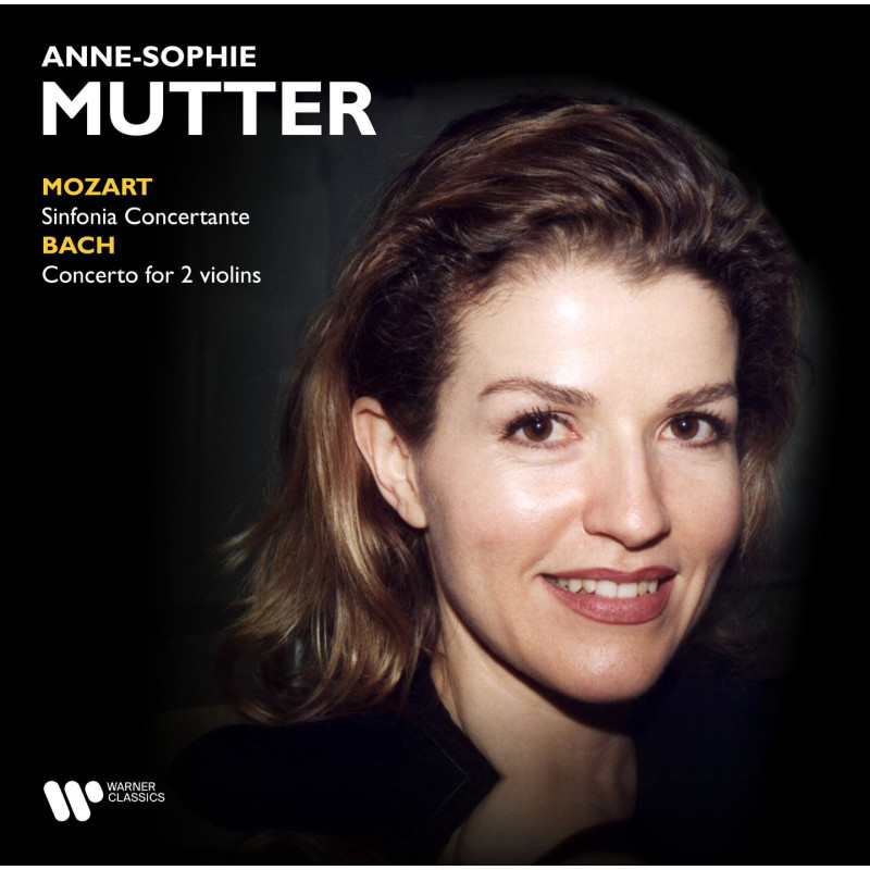 Mozart, W. A. - Sinfonia Concertante / Bach, J. S. - Concerto For 2 Violins - Mutter / Accardo / Marriner - LP