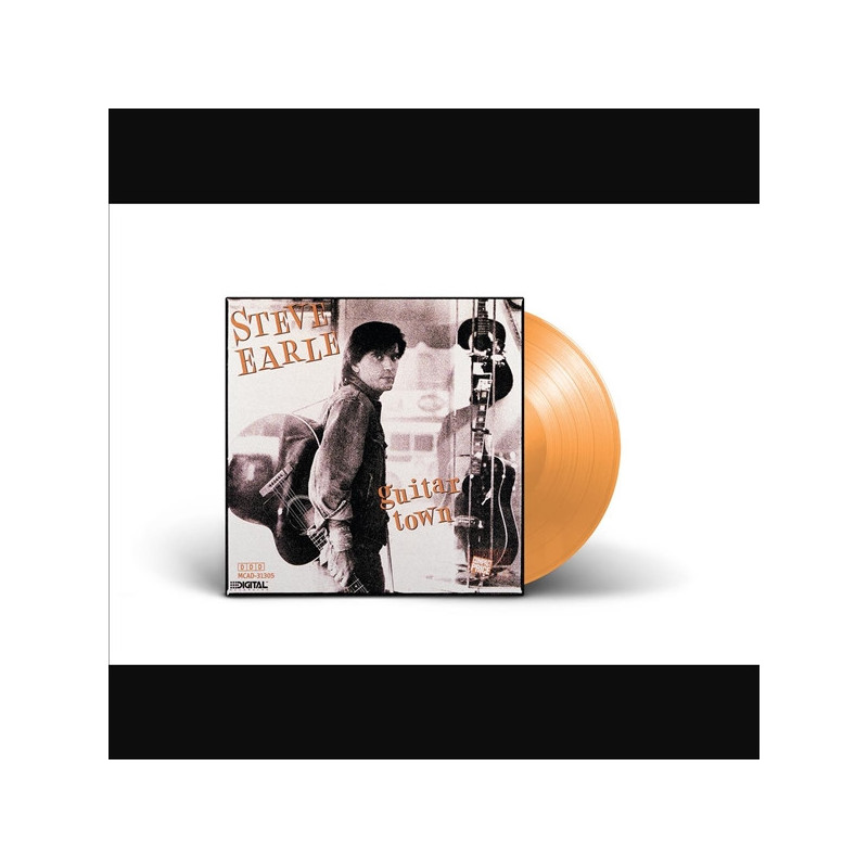 Earle, Steve - Guitar Town - LP (Orange Vinyl Edition)