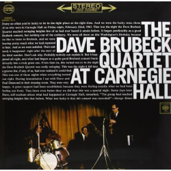 Brubeck, Dave Quartet - At Carnegie Hall - 2 LPs 180 Gr. (Speakers Corner Audiophile Vinyl Series)