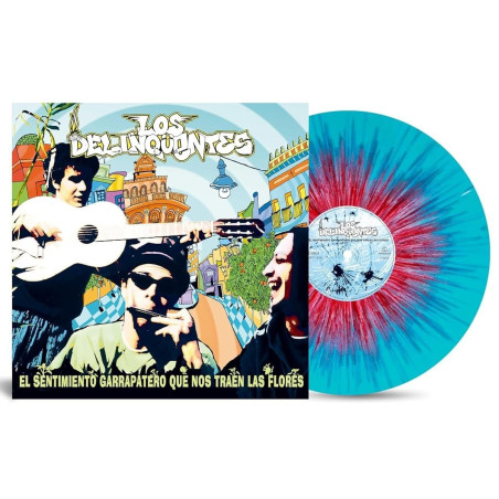 Delinqüentes, Los - El Sentimiento Garrapatero Que Nos Traen Las Flores - LP (Blue & Pink Splatter Vinyl Edition)